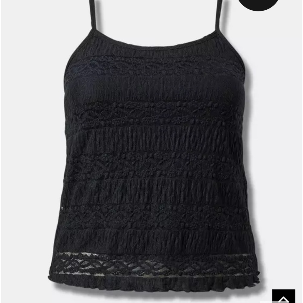 Brand new Torrid Black Lace Women's Top size 2